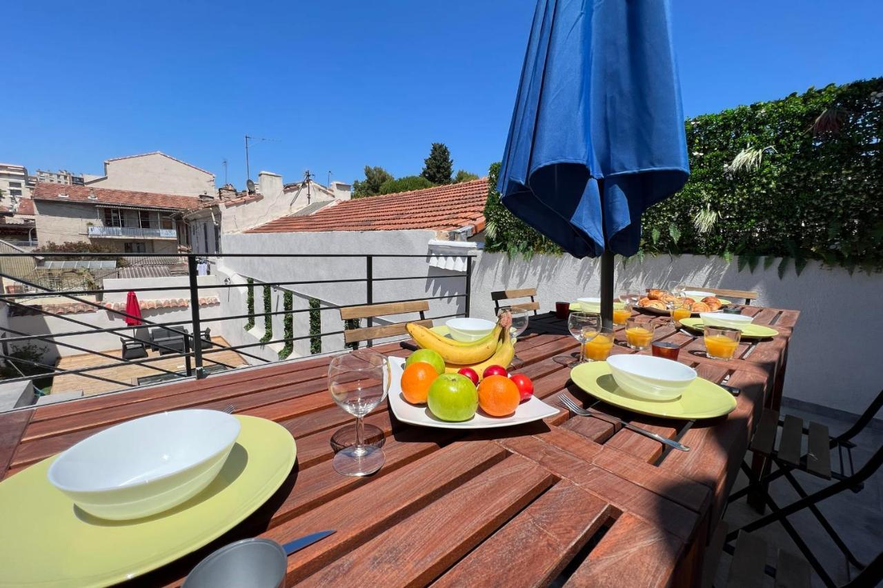Le Tropical Piscine Et Terrasse Centre-Ville Marseille Luaran gambar